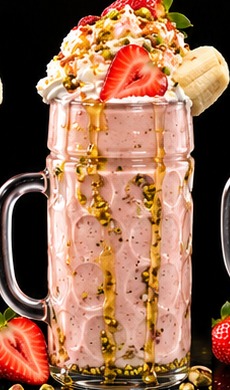 Banan, Mjölk & Strawberry
